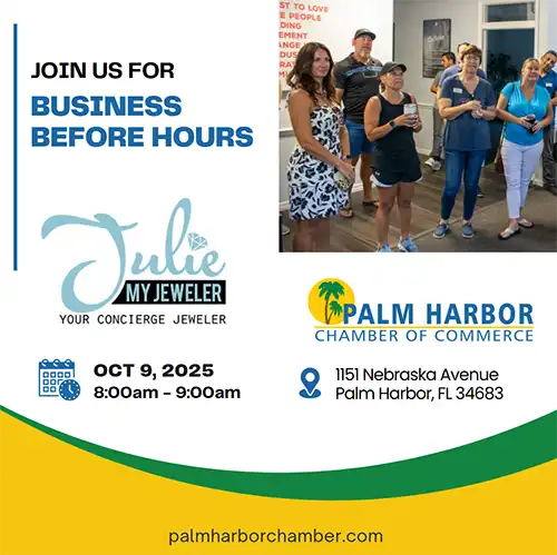 Business Before Hours Event - Palm Harbor Chamber of Commerce - October 2025